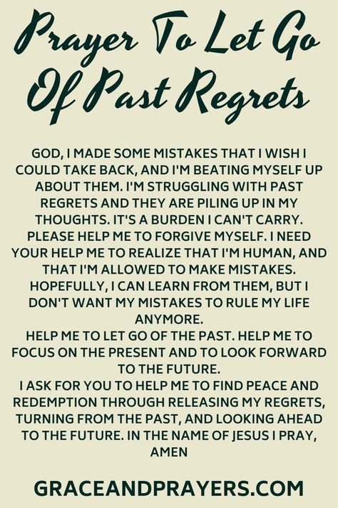 Bible Verse About Past Mistakes, Prayer For Letting Go Of Someone, Prayer For Help From God, How To Let Go Of The Past, Prayers For Letting Go, Let Go Of Past, Living In The Past, Prayer For Guidance, Deliverance Prayers