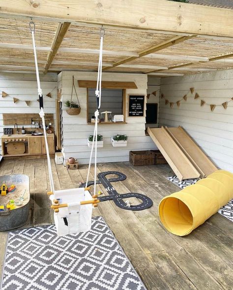 Basement Play Area, Montessori Playroom Ideas, Home Childcare, Indoor Playroom, Kids Play Spaces, Kids Rooms Inspo, Scandi Nursery, Montessori Playroom, Basement Playroom