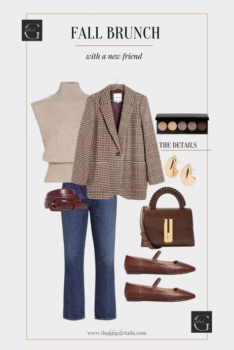 Fall Brunch Outfit Anniversary Brunch Outfit, Winter Brunch Outfit Classy Chic, Brunch Date Outfit Fall, Sunday Brunch Outfit Winter Casual, Fall Brunch Outfit Classy, Brunch Outfit Ideas Fall, Autumn Brunch Outfit, Holiday Brunch Outfit, Sunday Brunch Outfit Winter