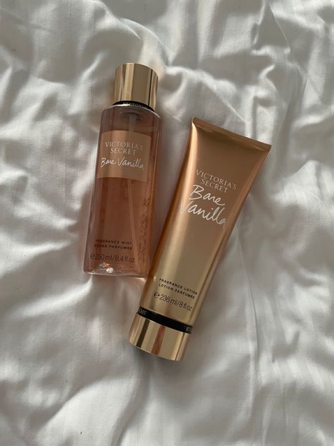 Victoria Secret Vanilla Body Mist, Vs Vanilla Perfume, Victoria Secret Perfume Aesthetic Bare Vanilla, Vs Body Lotion, Vanilla Smell Aesthetic, Body Spray Aesthetic, Bare Vanilla Victoria Secret, Vs Bare Vanilla, Victoria Secret Bare Vanilla