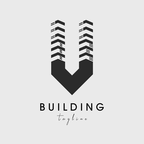 vector; building; letter; v; logo; design; brand; company; identity; symbol; corporate; business; abstract; graphic; logotype; icon; modern; construction; creative; property; shape; architecture; alphabet; estate; apartment; house; template; concept; illustration; sign; home; font; element; real; typography; geometric; residential; line; finance; initial; monogram; city; art; architect; elegant; simple; marketing; realest; urban; Modern Real Estate Logo, Construction Logo Design Graphics, Construction Typography, Architecture Alphabet, Letter V Logo Design, Logo Design Architecture, Typography Geometric, Shape Architecture, Letter V Logo