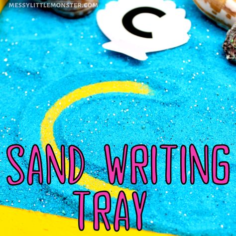 Diy Sand Tray Writing, Playdate Activities, Rainbow Playdough, Water Science Experiments, Sensory Play Toddlers, Sand Writing, Forest School Activities, Sand Tray, Penguin Coloring Pages