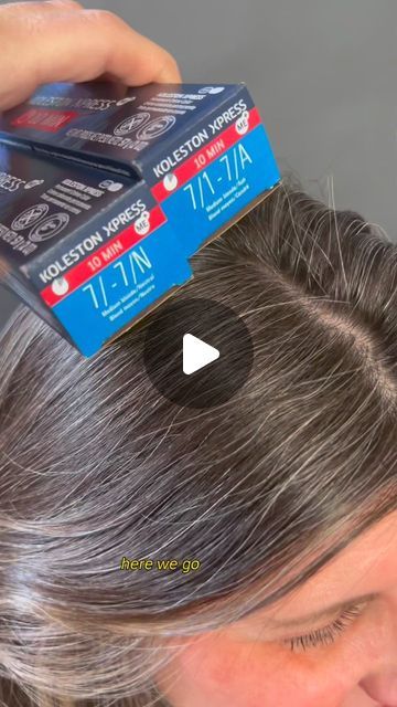 Wella Professionals on Instagram: "A non-progressive color that develops in only 10 minutes? One of the many reasons Ambassador @brianacisneros says yes to KolestonXpress!   #KolestonXpress #GrayCoverage" Best Gray Hair Color, Grey Blending Highlights And Lowlights, Best Hair Color For Gray Hair Coverage, 7 Ash Hair Color, Grey Blending Hair Color, Light Ash Gray Hair Color, Ombre Gray Hair Color, Wella Gray Hair Formula, Wella Professional Color