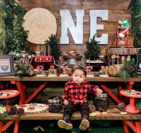 Lumberjack Party Ideas, First Birthday Activities, Lumberjack First Birthday, First Birthday Party Ideas, Lumberjack Birthday, Lumberjack Party, Bear Birthday Party, Twin First Birthday, Birthday Themes For Boys