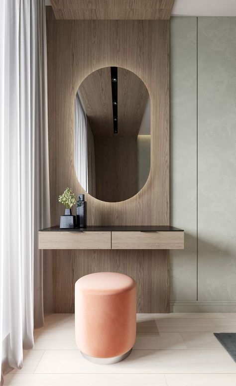 Hotel Room Decoration, Vstupná Hala, Interior Design Per La Casa, Dressing Table Design, Mirror On The Wall, غرفة ملابس, Interior Modern, Cheap Home Decor, Home Decor Tips