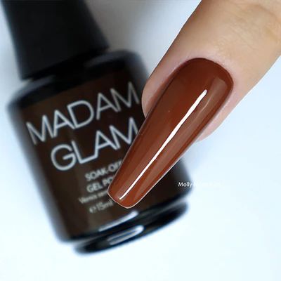 Hi, I'm Chandler cocoa creme gel polish swatch from Madam Glam Feeling Uncomfortable, Madam Glam, Soak Off Gel Nails, Creamy Color, Young Nails, Liquid Nails, Lines On Nails, Gel Extensions, Gel Art