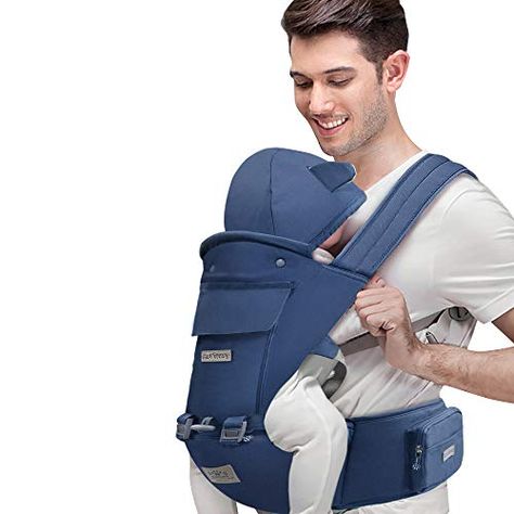 Baby-Carrier-with-Removable-Hood, FRUITEAM Baby Carrier, One Size Fits All -Adapt to Infants and Toddlers, Ergonomic 6-in-1 Baby Carrier（Eveningmist Blue). For product & price info go to: https://all4hiking.com/products/baby-carrier-with-removable-hood-fruiteam-baby-carrier-one-size-fits-all-adapt-to-infants-and-toddlers-ergonomic-6-in-1-baby-carrier%ef%bc%88eveningmist-blue/ Ergo Baby Carrier 360, Cat Canopy, Toddler Carrier, Baby Carrier Newborn, Ergonomic Baby Carrier, Best Baby Carrier, Good Meaning, Baby Protection, Baby Seat