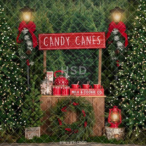 Sweeten up your Christmas photos with the Candy Canes & Hot Cocoa photo backdrop. Recommend floor: Dark Cobblestone Road. Please note: The colors you see on the website are intended to be used as a guide as there may be variances in color with different monitor calibrations. Please read our FAQ page and contact us with any questions prior to placing an order. search words: winter, holiday, Christmas tree farm, hot cocoa stand, candy cane stand, Christmas picture background Dark Cobblestone, Christmas Picture Background, Cocoa Stand, Farm Backdrop, Cobblestone Road, Hot Cocoa Stand, Photo Backdrop Christmas, Picture Background, Christmas Picture