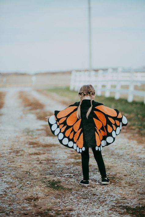 Halloween Costume Ideas for Kids DIY Butterfly Diy Butterfly Costume Kids, Toddler Butterfly Costume Diy, Butterfly Costume Kids Diy, Butterfly Diy Costume, Butterfly Costume Diy, Toddler Butterfly Costume, Butterfly Costume Kids, Diy Butterfly Costume, Girls Butterfly Costume