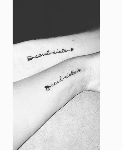 Sisterhood Tattoos, Best Friend Tattoos Meaningful Small, Small Bff Tattoos, Friend Tats, Best Friend Tattoos Small, Bestie Tats, Soul Sister Tattoos, Friend Tattoos Meaningful, Best Friend Tattoos Meaningful