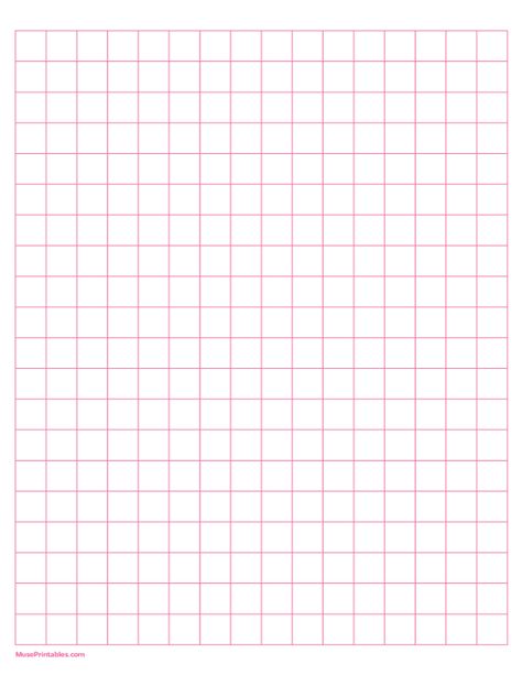 Free printable pink graph paper for letter-sized paper. The squares are 1/2 inch in size. Download this at https://museprintables.com/download/paper/half-inch-pink-graph-paper-letter/ Pink Graph Paper, Square Grid Paper, Paper For Letter, Graph Paper Template, Shorthand Writing, Paper Template Free, Pink Grid, Printable Graph Paper, Disney Planner