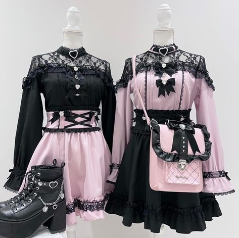 Kawaii Gothic Outfits, Jfashion Kawaii Outfits, Purple Webcore Aesthetic, Dark Girly Kei, Jirai Kei Clothes, Jirai Kei Accessories, Jiraikei Clothes, Ryosangata Outfit, Dark Girly Outfits