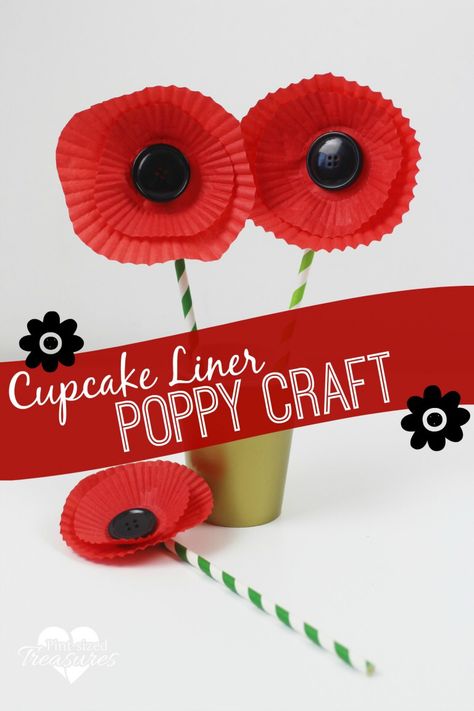 Poppy Craft For Kids Simple, Poppy Crafts For Kids Simple, Remembrance Craft, Veterans Crafts, Poppy Flower Craft, Remembrance Crafts, Anzac Craft, Poppy Crafts, Remembrance Ideas