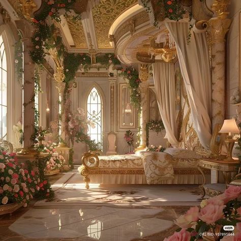 Arquitectura Wallpaper, Royal Room, Castle Bedroom, Royal Bedroom, Dream Bedroom Inspiration, Fantasy Rooms, Dream Life House, Princess Room, Trendy Aesthetic