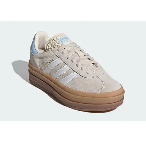 New In Box Big Kids Size + 1.5= Womens Size Addias Gazzels, Adidas Shoes Women White, Adidas Gazelle Platform, Adidas Bold, Adidas Gazelles, Adidas Gazelle Bold, Gazelle Adidas, Pretty Sneakers, Gazelle Bold