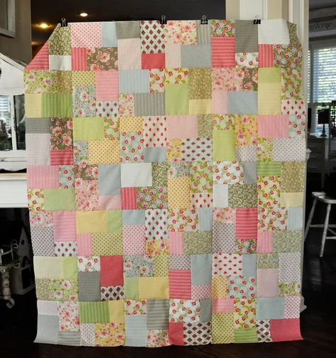 Double Slice Layer Cake Quilt Pattern, Double Slice Layer Cake Quilt, Hockey Quilt, Layer Cake Quilt, Quick Quilts, Layer Cake Patterns, Layer Cake Quilt Patterns, Pretty Quilts, Charity Quilts