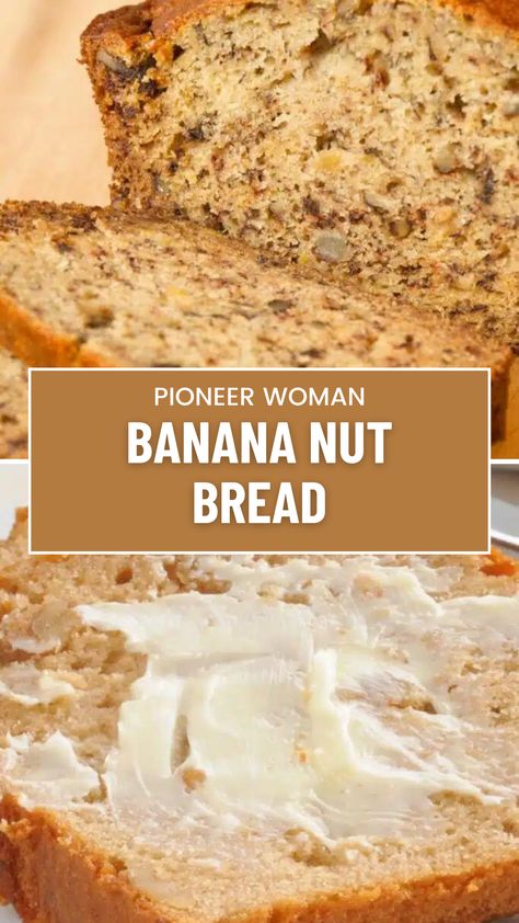 Banana Nut Bread Pioneer Woman Banana Bread Recipe Food Network, Banana Bread Pioneer Woman, Banana Nut Bread Recipe Mini Loaves, Simple Banana Nut Bread Recipe, Paula Deen Banana Nut Bread, Recipe For Banana Nut Bread, Pioneer Woman Banana Bread, Banana Bread Recipe Pioneer Woman, Banana Bread Recipie