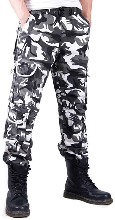 Black Camo Pants Outfit, Rebellious Outfits, Camo Pants Outfit Men, Camoflauge Outfits, Black Camo Pants, Future Mask, Model Kaos, Camo Pants Outfit, Black And White Camo