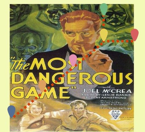 Post Reading for The Most Dangerous Game The Most Dangerous Game, Most Dangerous Game, Dangerous Games, Short Essay, Classic Movie Posters, Context Clues, Movie Posters Vintage, Classic Films, Classic Movies