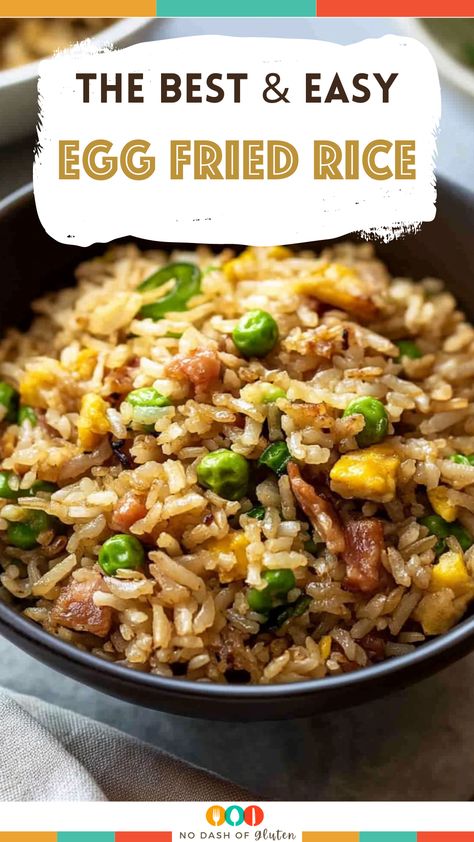 Looking for a quick and tasty meal? This Egg Fried Rice is the perfect solution! Ready in just 20 minutes, it’s loaded with flavor and easy to customize with your favorite veggies or proteins. Whether you’re making it as a main dish or a side, this recipe is sure to become a staple in your kitchen. Pin this recipe now and make your next meal deliciously simple! Click through for the full recipe! Quick Egg Fried Rice, Egg Fry Rice Recipe, Meals With Fried Rice, Fried Rice Easy Recipe, Stir Fry Rice With Egg, Fry Rice Recipe Simple, Fried Rice Tutorial, Fried Rice And Egg, Steamed Rice Recipe Meals