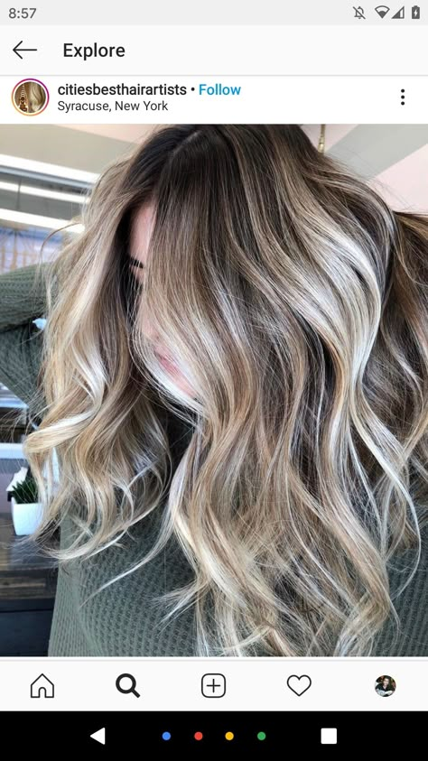 Hair Colouring, Hair Upstyles, Dark Hair With Highlights, Woman Cave, Brown Hair Balayage, Hair Balayage, Blonde Hair With Highlights, Going Gray, Cute Hairstyles For Short Hair