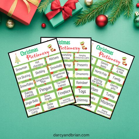 Put your drawing skills to the test this holiday season with our fun Christmas Pictionary game! 50+ word cards filled with prompts, you're sure to have a blast! Fun Drawing Games, Christmas Pictionary, Drawing Games For Kids, Family Games For Kids, Christmas Tale, Family Board Games, Holiday Games, Christmas Activities For Kids, Your Drawing