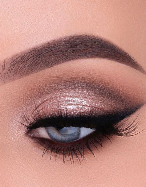 Winter Eye Makeup, Bridal Makeup For Blue Eyes, Wedding Makeup For Blue Eyes, Bronze Makeup Look, Evening Eye Makeup, Fall Wedding Makeup, Eye Makeup Images, Pretty Eye Makeup, Wedding Eye Makeup