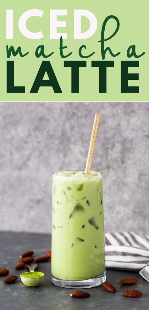 DIY Iced Matcha Green Tea Latte Green Tea Milk Tea Recipe, Iced Vanilla Matcha Latte Recipe, Sweet Matcha Recipes, Macha Milk Tea, Matcha Coconut Milk Latte, Copycat Starbucks Matcha Green Tea Latte, Peppermint Matcha Latte, Diy Matcha Green Tea Latte, What Does Matcha Taste Like