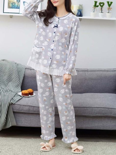 Night Wear Pajamas, Girls Night Dress, Night Suit For Women, Cotton Night Dress, Pijamas Women, Pajama Fashion, Cute Sleepwear, Kids Dress Wear, Kids Nightwear