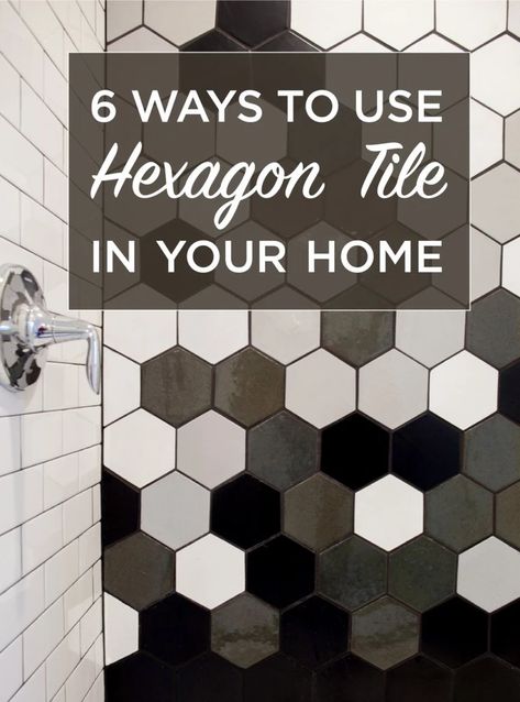 Large Hexagon Tile Floor Bathroom, Hexagon Bathroom Wall, Hexagon Tiles Kitchen, Hexagon Tile Shower Wall, Octagon Tile Backsplash, Hex Tile Patterns, Large Hexagon Tile Floor, Hexagon Mosaic Tile Bathroom, Hexagon Floor Tile Pattern