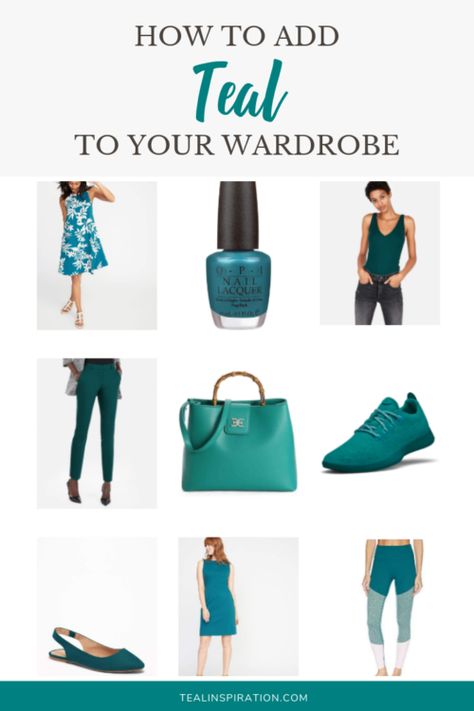 How to Wear Teal – Teal Inspiration Teal Shoes Outfit, Teal Cardigan Outfit, Teal Outfit Ideas, Teal Inspiration, Teal Accessories, Va Business, Teal Outfits, Teal Bag, Teal Heels