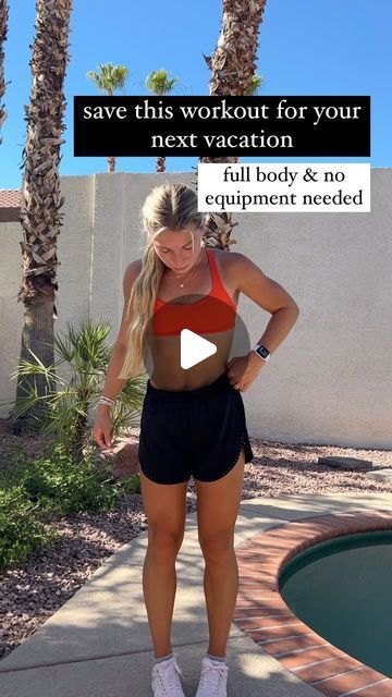 natalie healy fabrizio on Instagram: "everyone needs a go-to workout for vacation that’s quick and simple AND doesn’t require equipment! i love this one!! save it for your next trip!!

#travelworkout #noequipmentworkout #vacationworkout #workoutmotivation #exerciseideas" Vacation Workout, Travel Workout, Quick Workout, No Equipment Workout, Fitness Motivation, Love This, I Love, Health, Instagram