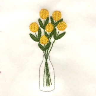 Simple Flower Embroidery Designs, Sweet Flowers, Flowers In Vase, Flowers In A Vase, Types Of Embroidery, Flower Center, Flower Embroidery Designs, Embroidery Software, Free Embroidery Designs