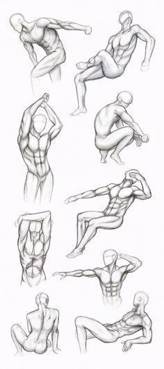 Male Body Drawing Reference, Body Drawing Reference, Posture Drawing, Male Body Drawing, Male Art Reference, Male Figure Drawing, Human Body Drawing, Human Anatomy Drawing, Human Figure Drawing