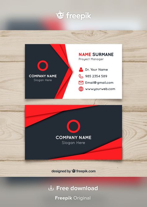 Red and black business card design Premi... | Premium Vector #Freepik #vector #logo #business-card #business #abstract Call Cards Design, Calling Card Design Layout, Black Business Card Design, Business Calling Card, Calling Card Design, Business Card Red, Business Card Design Black, Food Business Card, Business Card Design Minimal