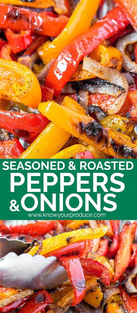 Pig Roast Side Dishes Easy Recipes, Recipes Using Peppers And Onions, Balsamic Peppers And Onions, Grilled Bell Peppers And Onions, Roasting Peppers And Onions In The Oven, Sheet Pan Bell Peppers, Roasted Bell Peppers And Onions, Roasted Peppers Onions And Mushrooms, Roasted Carrots And Peppers