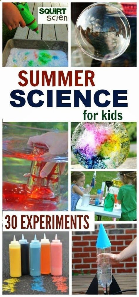 30 must try Summer Science activities that will WOW the kids and keep them engaged in learning. COOL outdoor experiments for Summer Summer Science Activities, Summer Science Experiments, Vetenskapliga Experiment, Science Camp, Summer Science, Kid Science, Summer Fun For Kids, Science Activities For Kids, Summer Learning