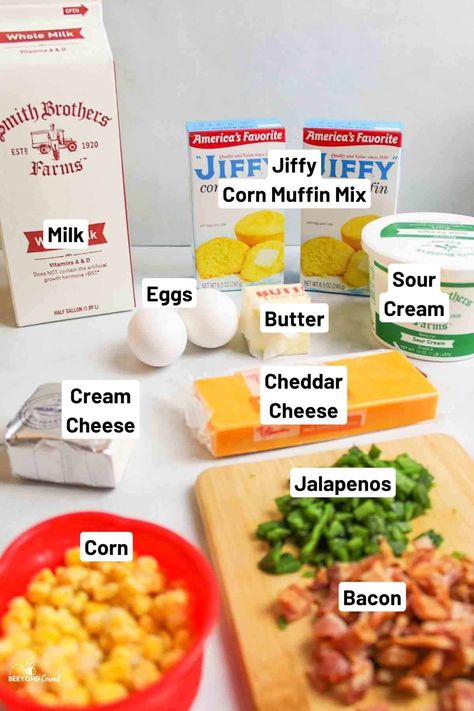 Jiffy Jalapeno Cornbread, Jalapeno Cornbread Jiffy, Jalapeño Cornbread Recipe, Bacon Cornbread, Jiffy Cornbread Recipes, Cornbread Cake, Jalapeno Cheddar Cornbread, Cheddar Cornbread, Jalapeño Cornbread