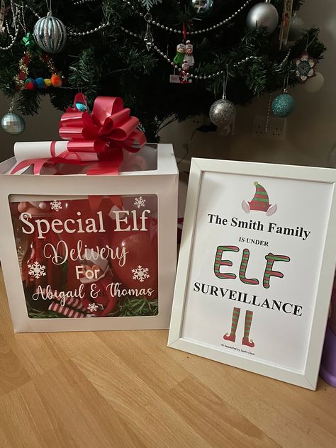 Excited to share this item from my #etsy shop: Personalised Elf Return Box, Elf im back, Naughty elf,Elf arrival Elf Im Back, Elf Delivery, Welcome Back Elf, How To Fold Napkins, Scrabble Gifts, Elf Return, Christmas Garland Mantle, Elf Ideas Easy, Funny Elf On The Shelf