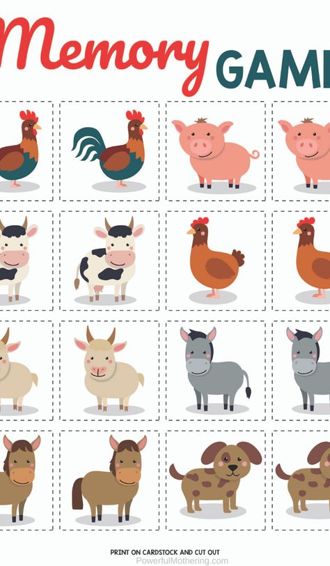 Printable Farm Animal Activities Bundle that is perfect for helping kids strengthen skills such as prewriting, identification, memory and more. #farmanimalactivities #freeprintables #preschoolactivities Farm Animal Books For Preschool, Farm Animal Preschool Theme, Farm Activity Preschool, Farm Animal Crafts Preschool, Animals For Kids Teaching, Farm Animal Preschool Activities, Farm Week Preschool Activities, Animal Printables For Kids, Farm Animal Activities For Preschool