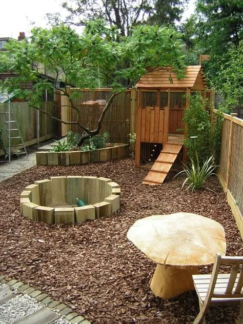 20 Long Narrow Backyard Landscaping Ideas - Scavenger Chic Narrow Backyard Ideas, Garden Play Area, Playground Landscaping, Backyard Kids, Play Area Backyard, Backyard Kids Play Area, Play Garden, Kids Backyard, Outdoor Play Areas