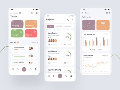 Task Management Application by Nasir Uddin on Dribbble App Wireframe, Task Management App, To Do App, Dashboard App, Ui Ux 디자인, App Design Layout, Desain Ui, Android Design, App Ideas