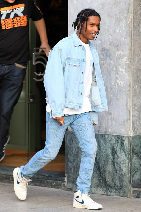 The Evolution of A$AP Rocky's Pro-Level Fashion Game Rocky Asap, Asap Rocky Outfits, Asap Rocky Fashion, Streetwear Fashion Menswear, Looks Hip Hop, Outfit Essentials, Streetwear Mode, Kleidung Diy, Asap Rocky