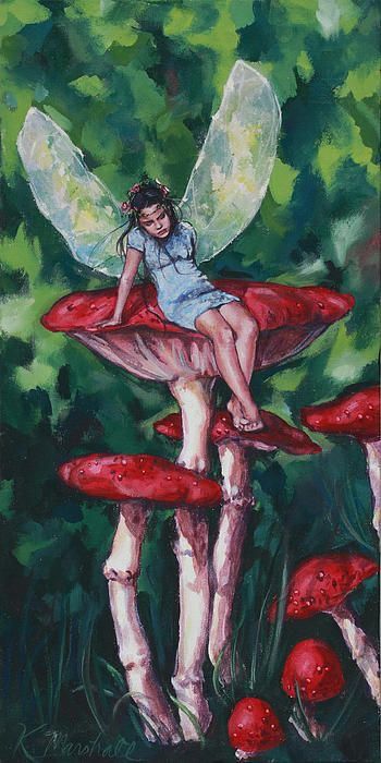 Fairy Wall Art, Fairy Paintings, Arte Indie, Canvas For Beginners, Mushroom Fairy, Arte Sketchbook, Fairytale Art, Mushroom Art, Beginner Painting