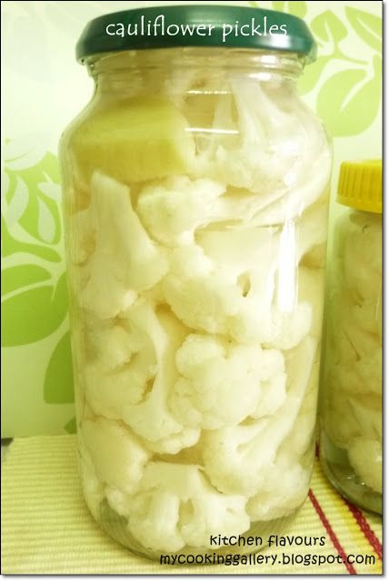 Cauliflower Pickles, Pickled Vegetables Recipe, Pickled Cauliflower, Pickle Recipes, Canning Pickles, Canning Vegetables, Fermentation Recipes, Homemade Pickles, Pickled Veggies