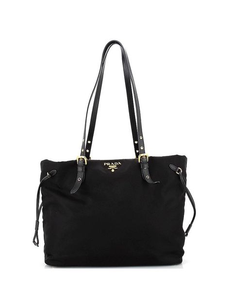 Prada Tote Size: One Size Bags - used. 100% Nylon | Prada Tote Bag: Black Bags Prada Tote Bag, Tote Bag Black, Black Bag, Womens Tote Bags, Prada, Bag Lady, Tote Bag, Black