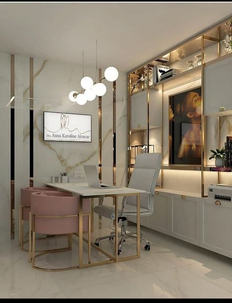 Modern Doctor Office Design, Fancy Beauty Salon, Aesthetic Clinic Interior, Esthetician Rooms, Solo Esthetician Room, Esthetician Studio, Solo Esthetician, Doctor Office Design, Dentist Office Design