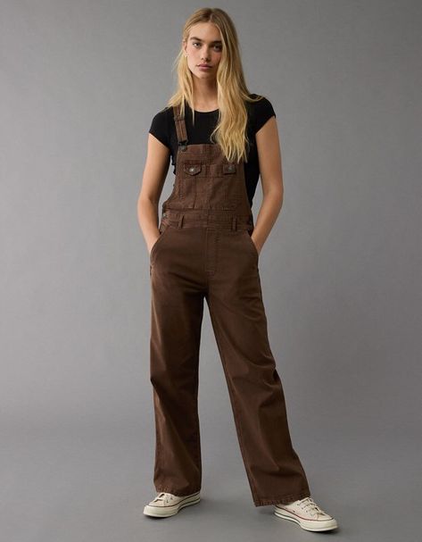 I'm sharing the love with you! Check out the cool stuff I just found at AEO: https://www.ae.com/us/en/p/2325_5190_285 Women Overalls Outfits, Brown Overalls Outfits, Gilmore Fashion, Barista Outfits, Brown Overalls, Overalls Outfits, Obx Dr, Job Clothes, Farm Clothes