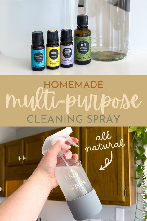 Homemade Multi Purpose Cleaning Spray Homemade Degreaser, Essential Oil Cleaning Spray, Homemade Kitchen Cleaner, Essential Oils For Cleaning, Homemade All Purpose Cleaner, Diy Cleaning Spray, Diy All Purpose Cleaner, Natural Cleaning Products Diy, Diy Household Cleaners