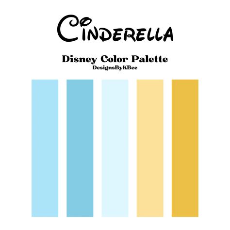 Disney Color Palette, Movie Color Palette, Disney Acrylic Nails, Disney Princess Colors, Disney Cookies, Hex Color Palette, Prințese Disney, Cinderella Disney, Stunning Hairstyles